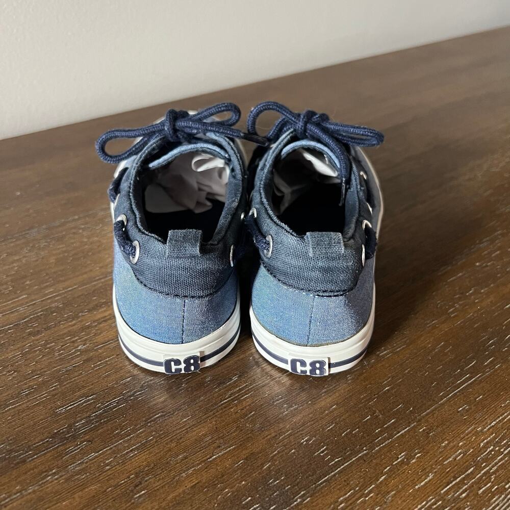 Crazy 8 Boys Blue Slip On‎ Boat Shoes- Size 12 - Picture 4 of 9